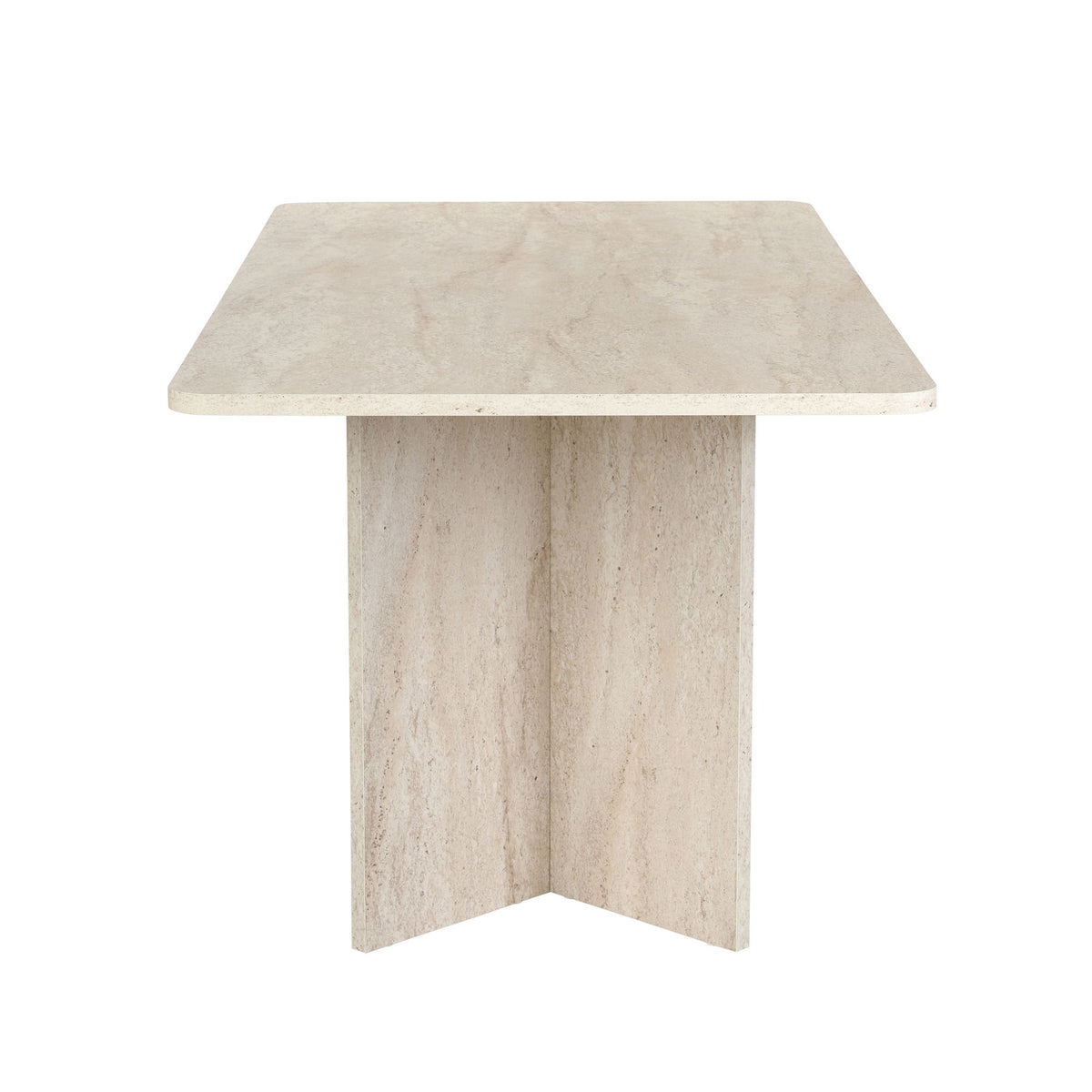 Linza - Dining Table - Travertine