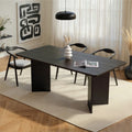 Linza - Dining Table - Black Wood