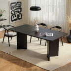 Linza - Dining Table - Black Wood