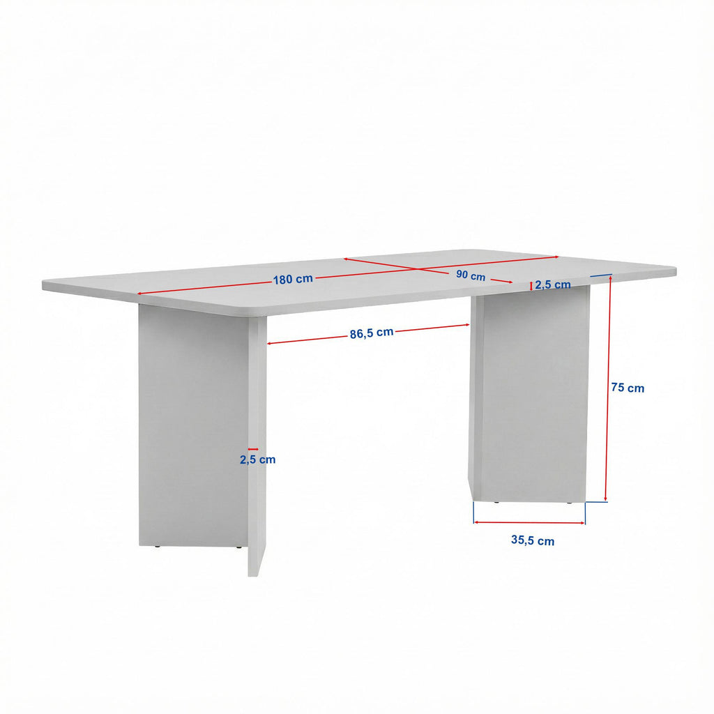 Linza - Dining Table - Black Wood