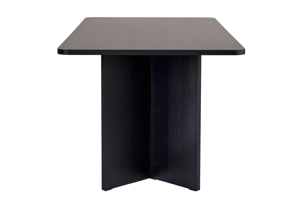 Linza - Dining Table - Black Wood