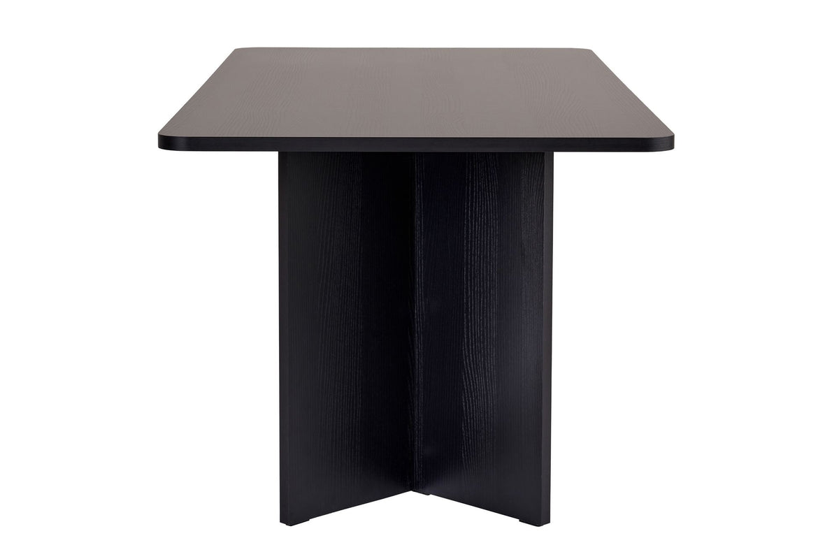Linza - Dining Table - Black Wood