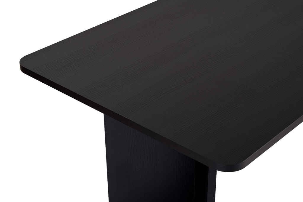 Linza - Dining Table - Black Wood