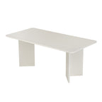 Linza - Dining Table - White Wood