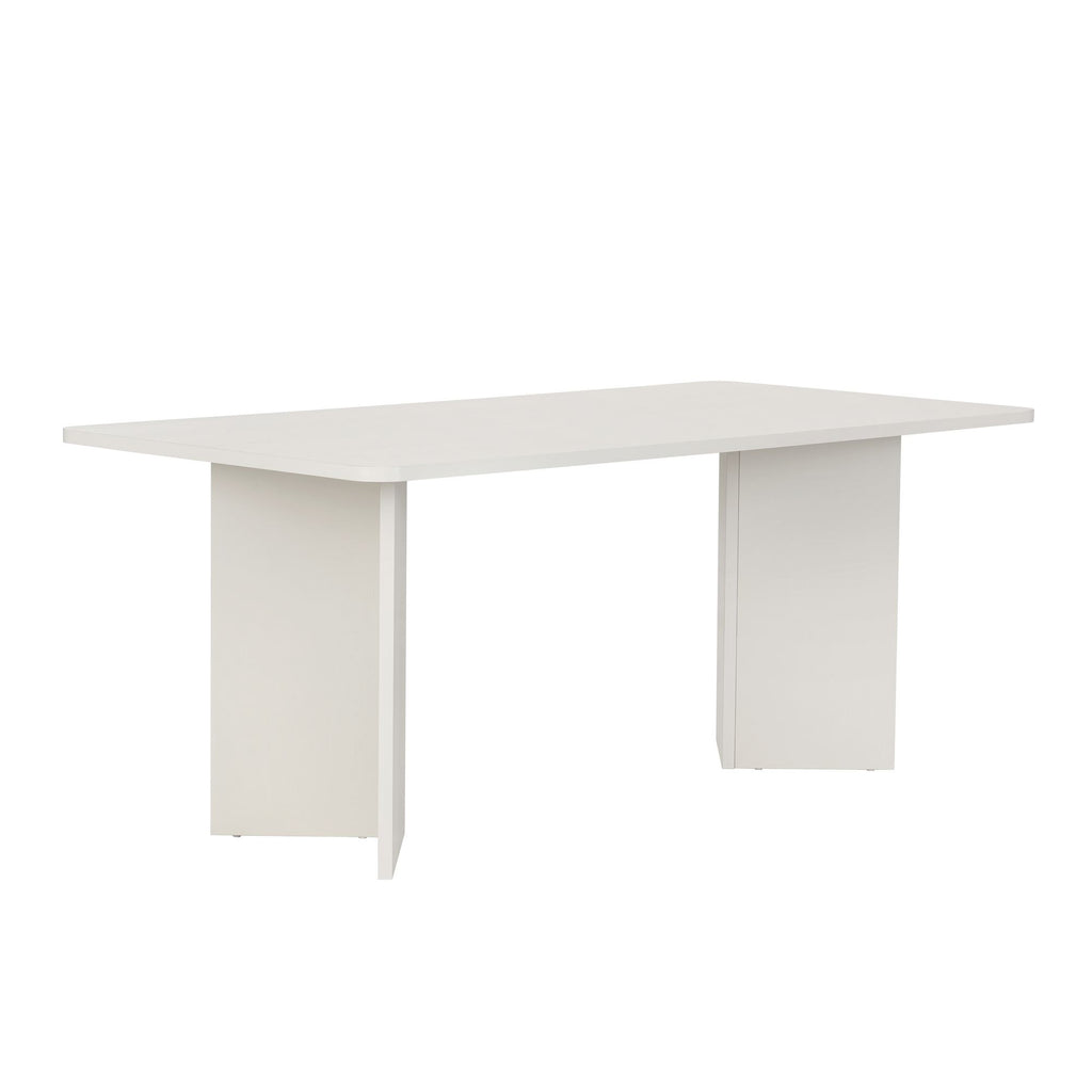 Linza - Dining Table - White Wood