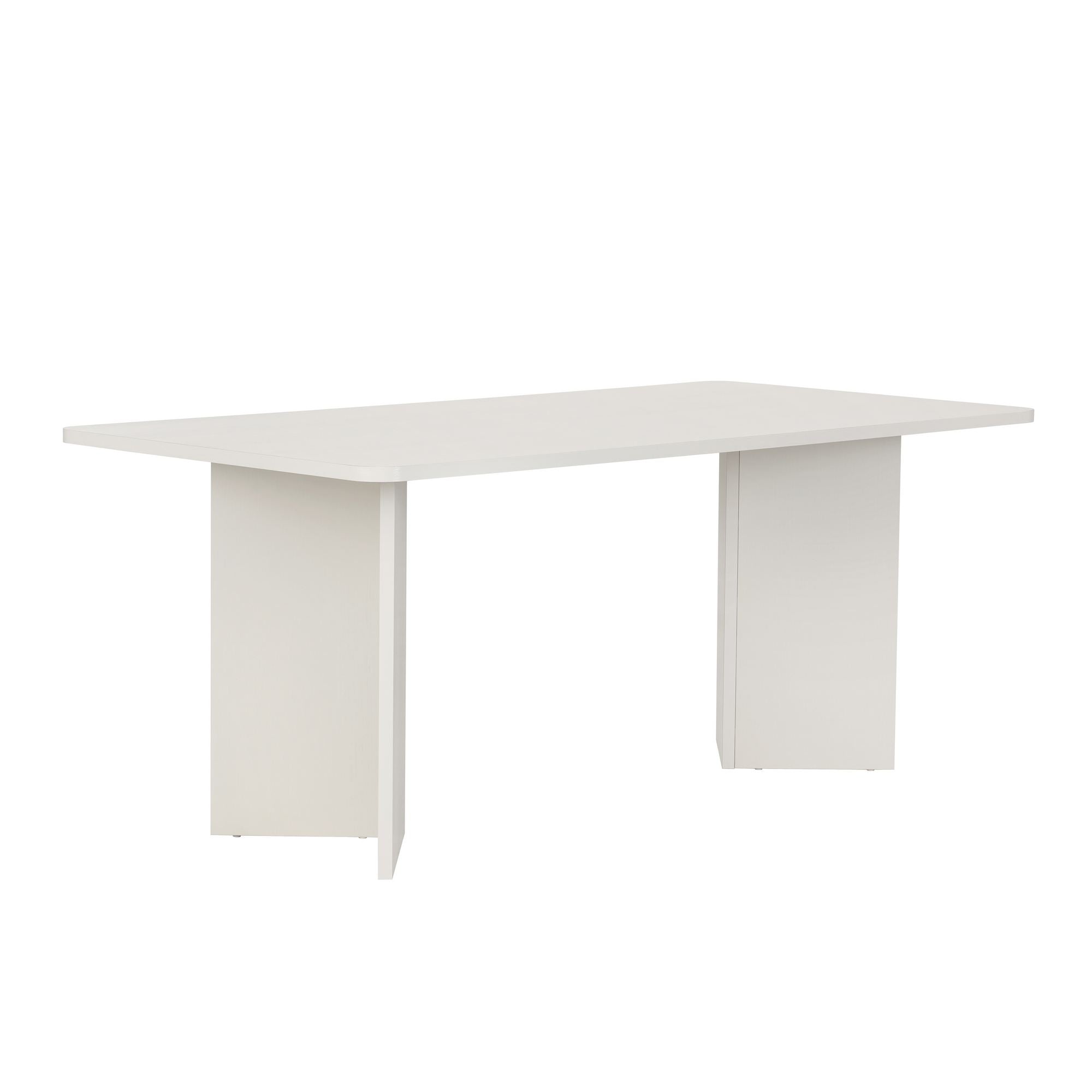 Linza - Dining Table - White Wood