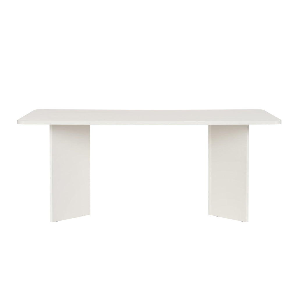 Linza - Dining Table - White Wood