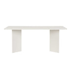 Linza - Dining Table - White Wood