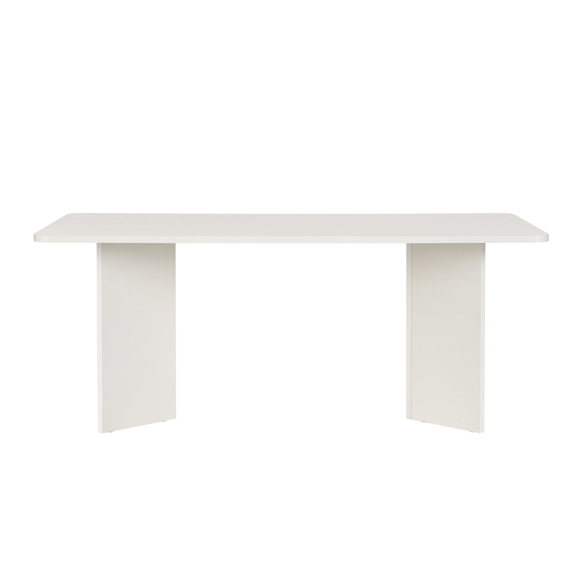 Linza - Dining Table - White Wood