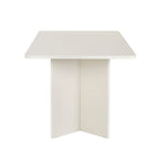 Linza - Dining Table - White Wood
