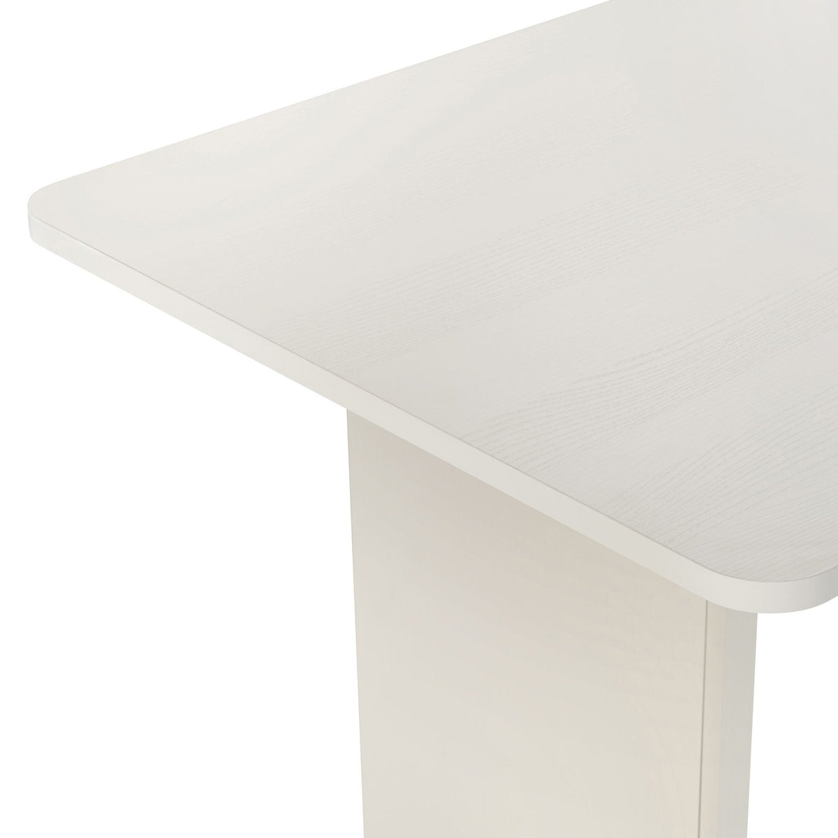 Linza - Dining Table - White Wood