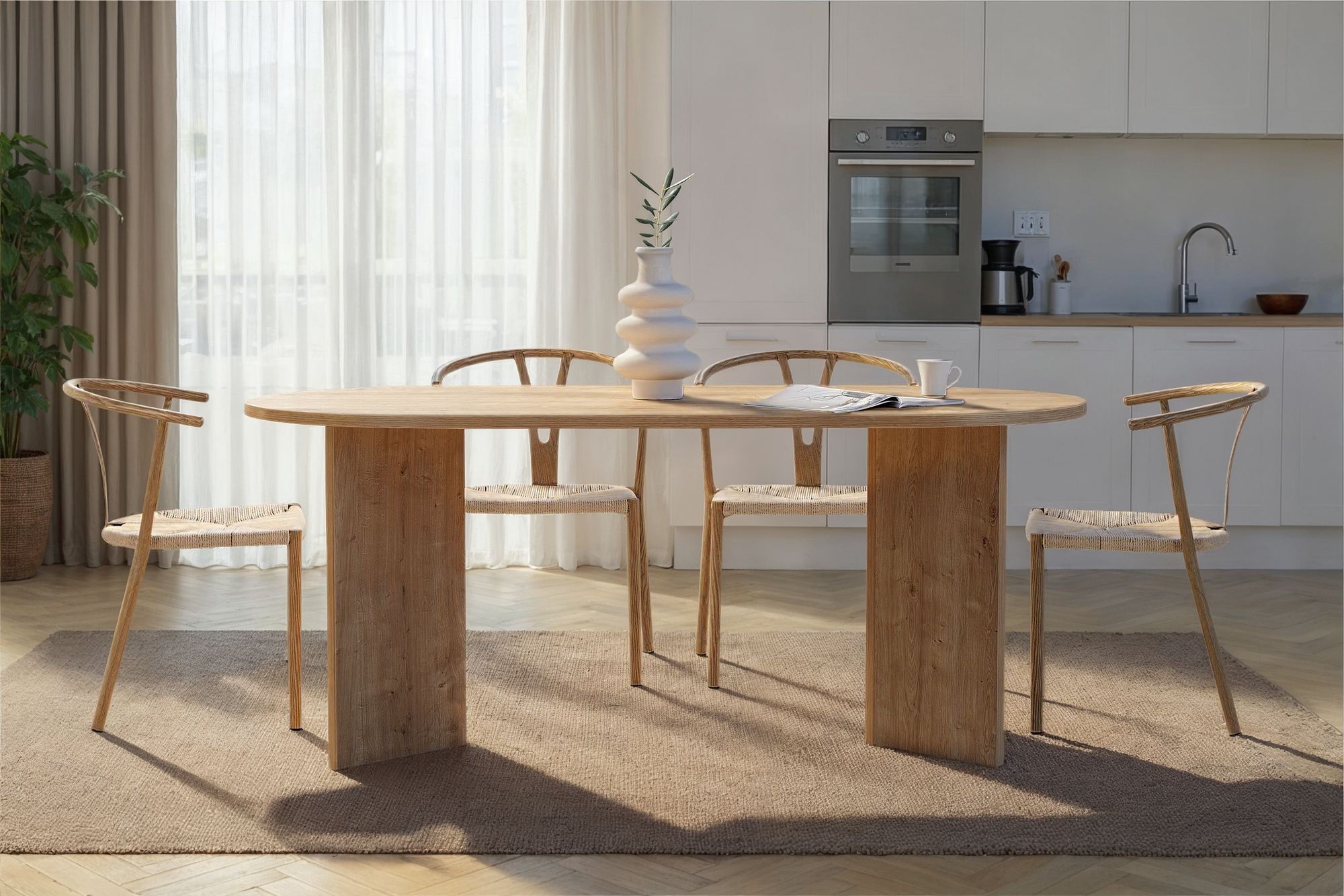 Sablin - Table à Manger - Sapphire Oak