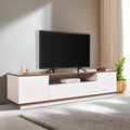 Veramont - TV Stand - White/Walnut