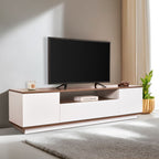 Veramont - TV Stand - White/Walnut