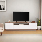 Veramont - TV Stand - White/Walnut