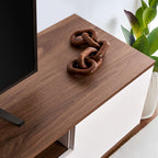 Veramont - TV Stand - White/Walnut
