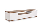 Veramont - TV Stand - White/Walnut