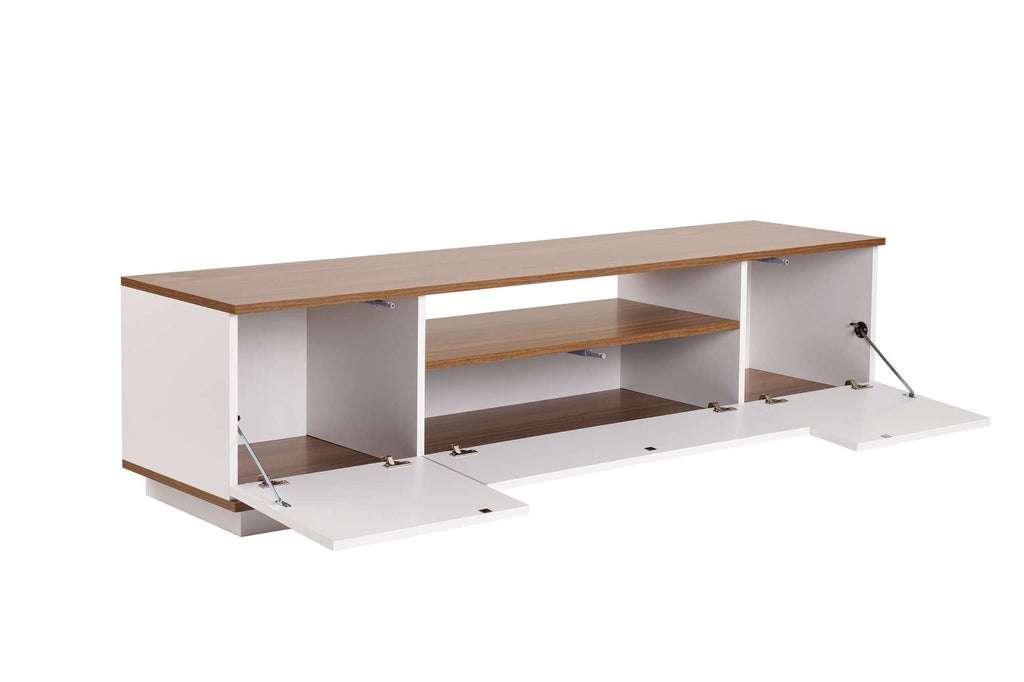 Veramont - TV Stand - White/Walnut