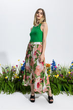 The Lilou Maxi Flou Skirt
