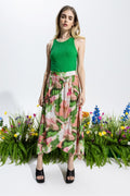 The Lilou Maxi Flou Skirt