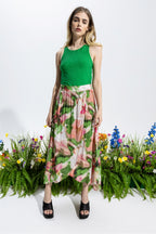 The Lilou Maxi Flou Skirt
