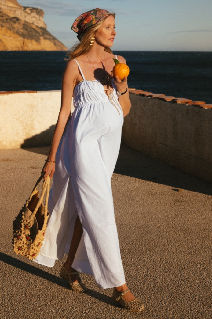 Robe Rosella Popeline Ecru