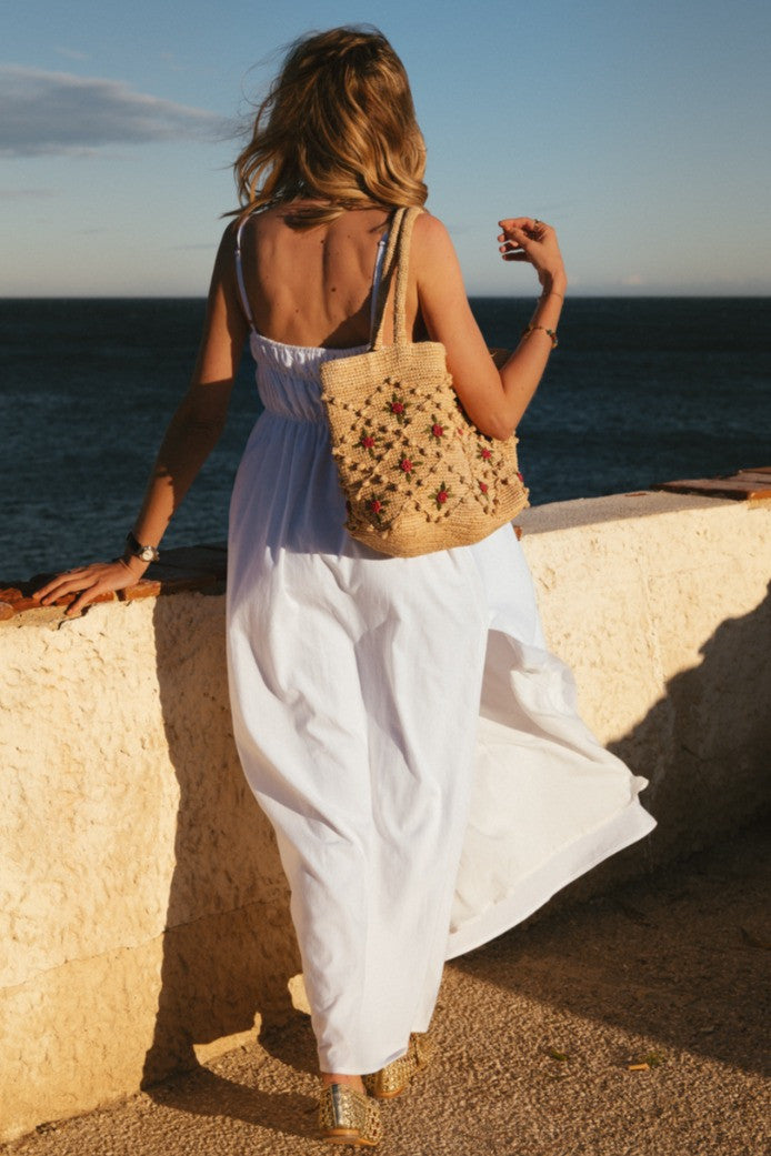 Robe Rosella Popeline Ecru