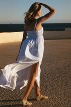 Robe Rosella Popeline Ecru