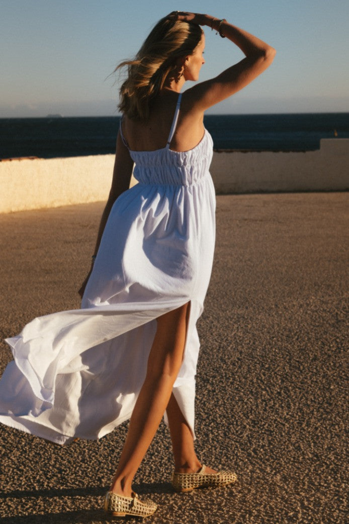 Robe Rosella Popeline Ecru