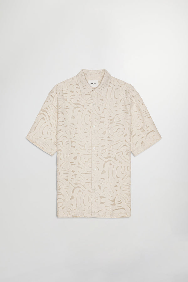 Chemise Freddy SS No Pkt - Ivory