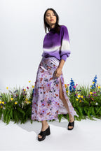 The Adriana Lilac Skirt