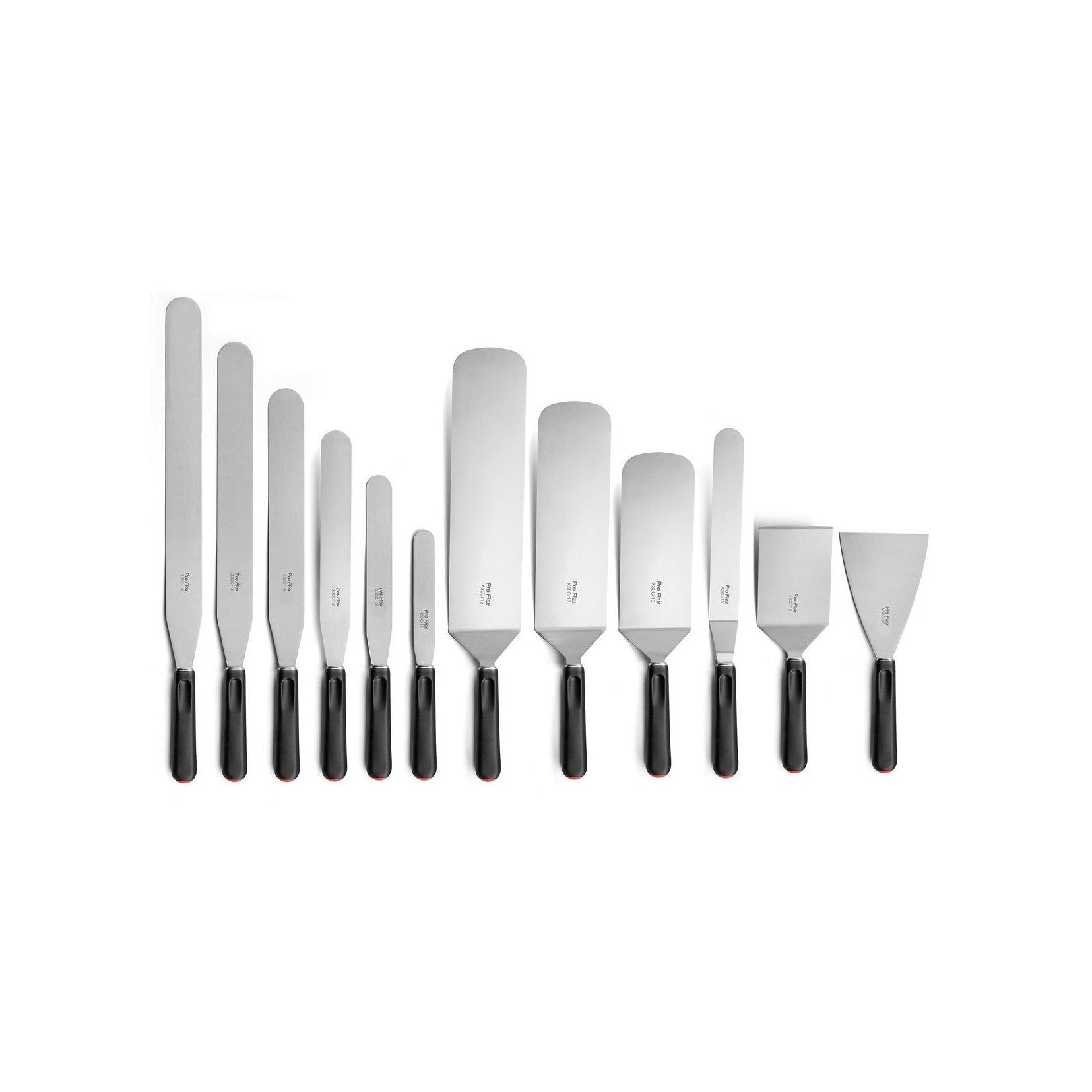 Pro Flex - Espátula curva grande - Negro