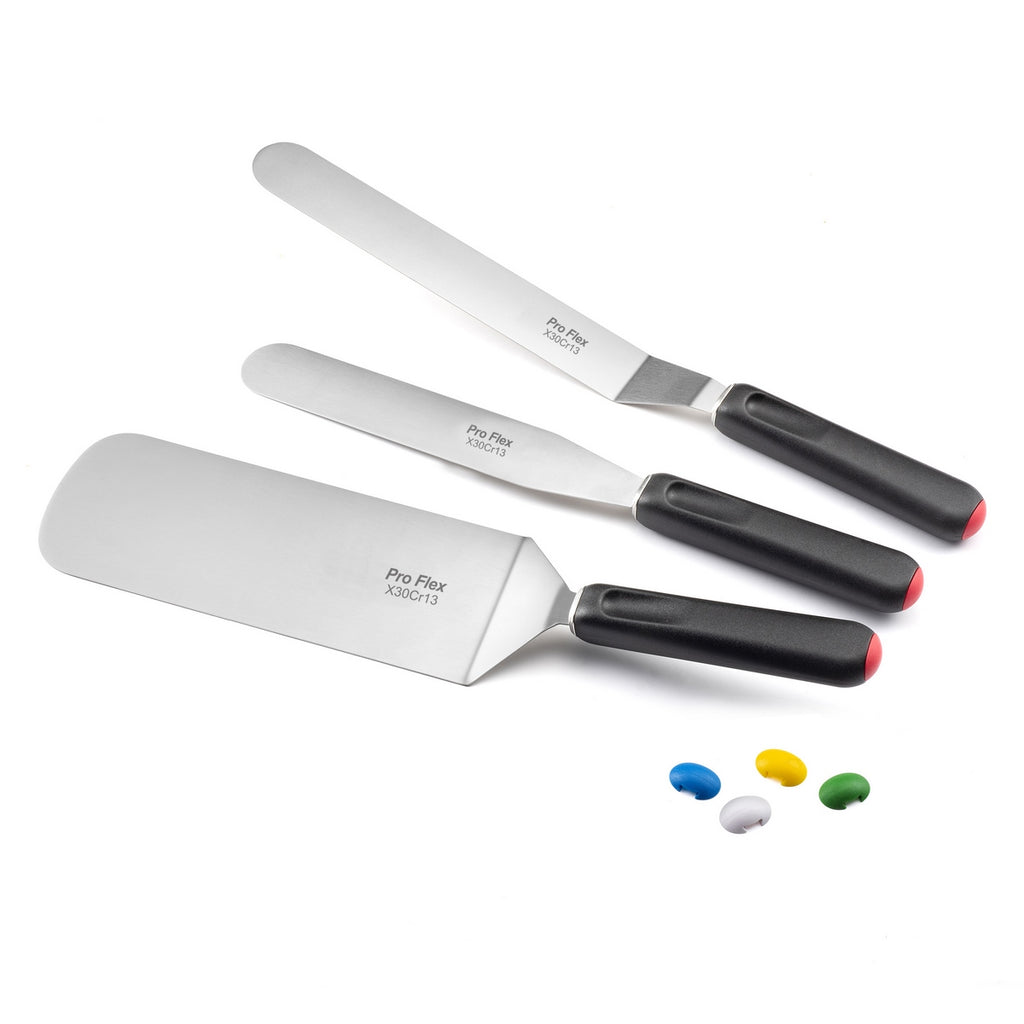 Pro Flex - Set de 3 espátulas de repostería