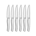 Goliath - Set of 6 Steak Knives - Stainless Steel