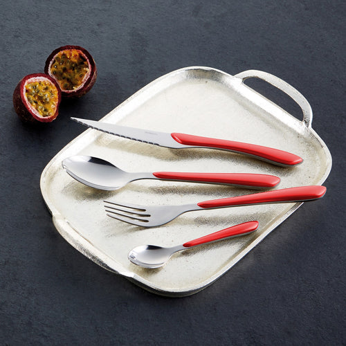 Solstice Rouge - Ménagère 24 Pièces