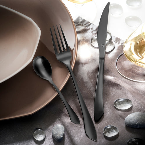 Intuition Noir - Ménagère 16 Pièces