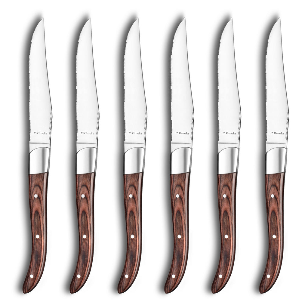 Royal Bois - Set 6 Couteaux Steak - Bois