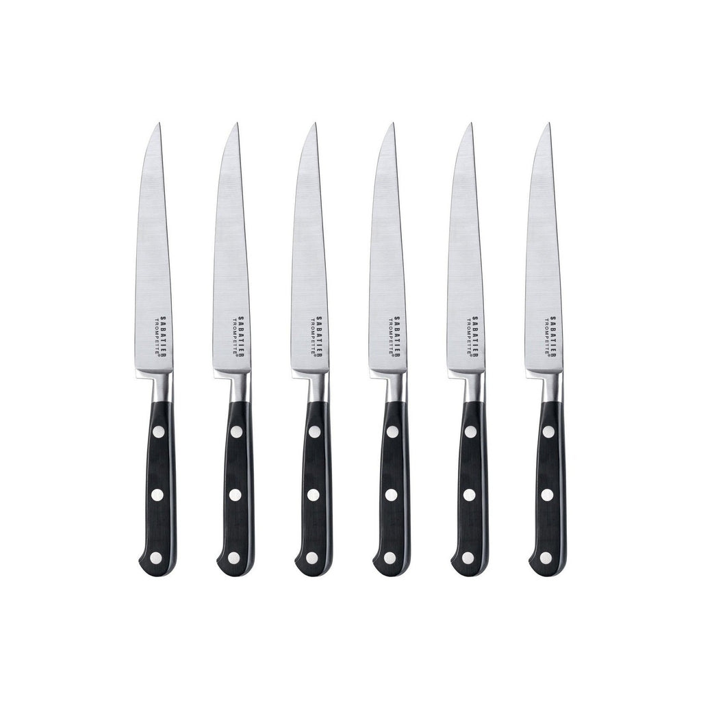 Sabatier Trompette - 6 Smooth-Blade Steak Knives