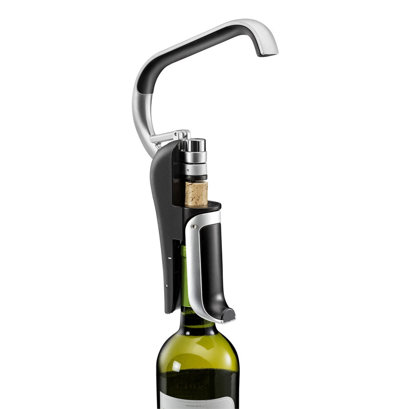 Lever Corkscrew - Lever - Stainless Steel and Black