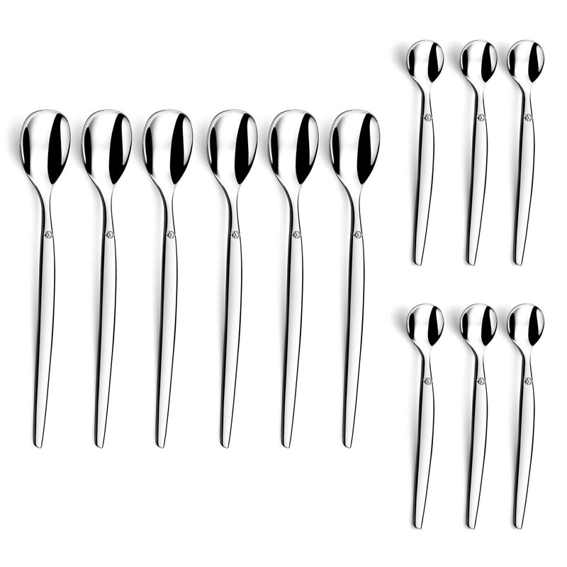 Jet Miroir - 6 Cuillères Expresso & 6 Cuillères Long Drink