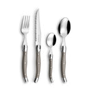 Tradition - 24 Piece Taupe Cutlery Set
