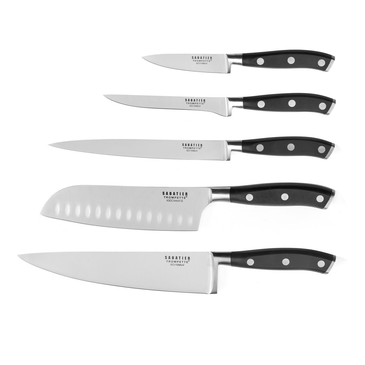 Vulcano - Trousse 5 Couteaux De Cuisine