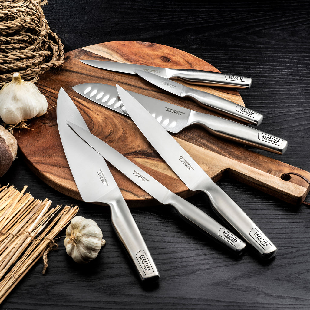 Asean - Couteau Santoku 17Cm - Inox