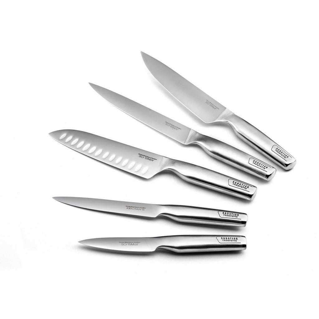 Asean - Bloc Magnétique 5 Couteaux De Cuisine