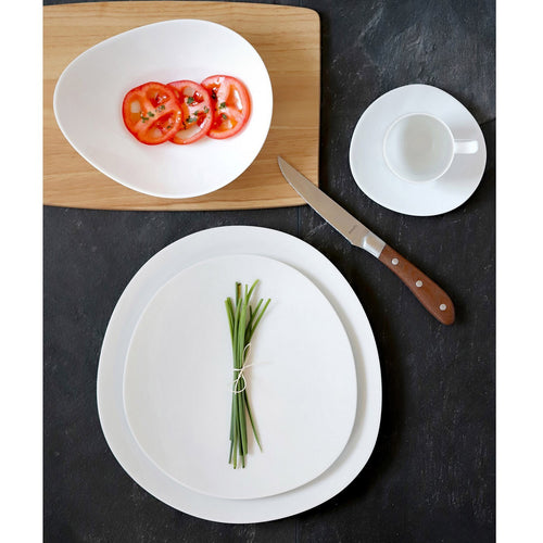 Coffret 6 Assiettes Dessert - Sven - Blanc