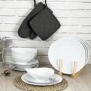 Coffret 6 Assiettes Plates - Sven - Blanc