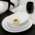 Sven Blanc - Coffret 6 Assiettes Creuses - Porcelaine - Blanc