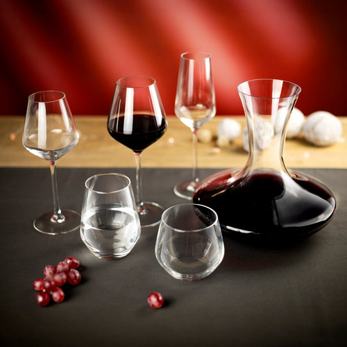 8 Footed Glasses 29cl - Transparent