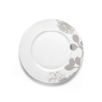 Gardena - 18 Piece Service - Porcelain - White/Grey