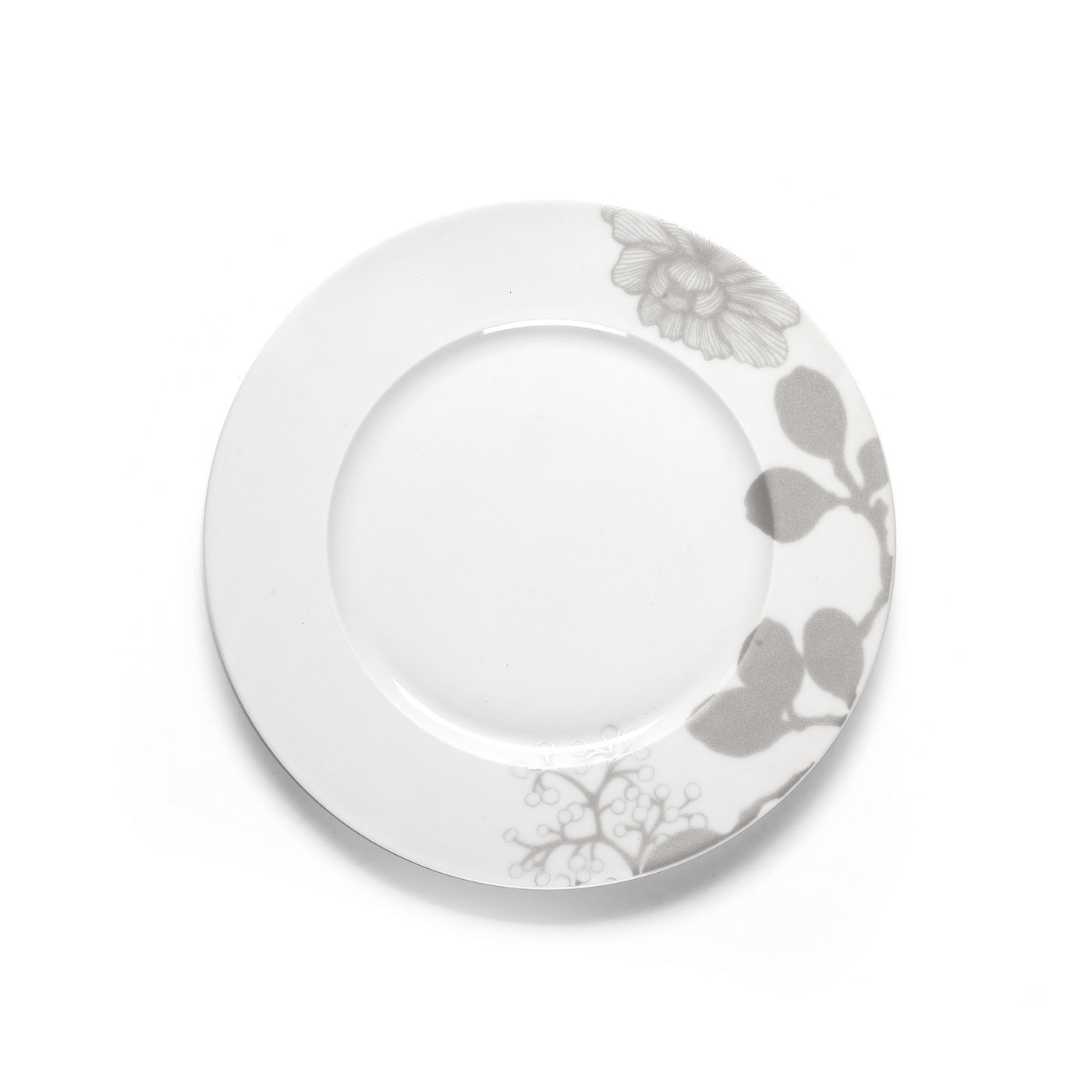 Gardena - 18 Piece Service - Porcelain - White/Grey